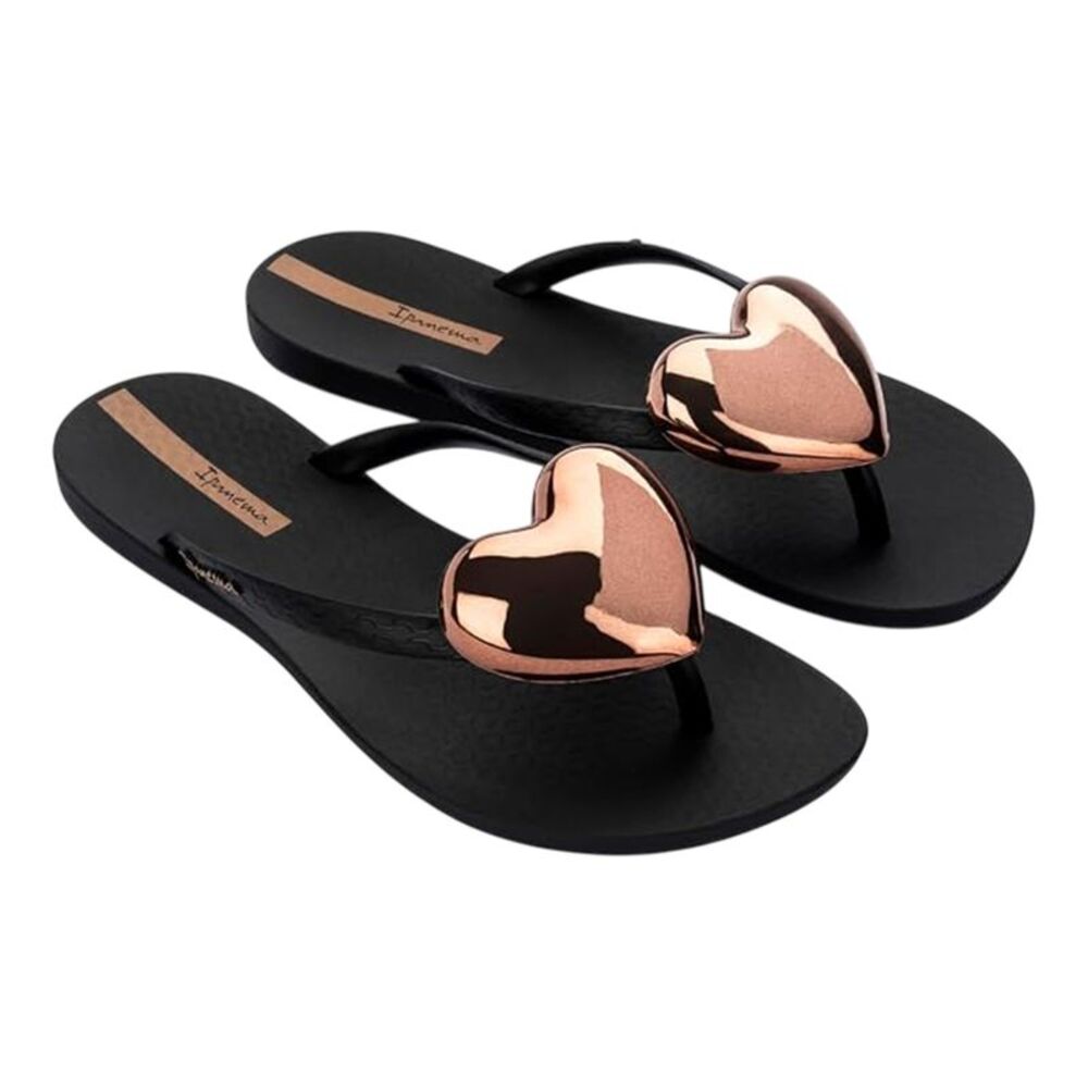 Ipanema Womens/Ladies Maxi Fashion Flip Flops / Black